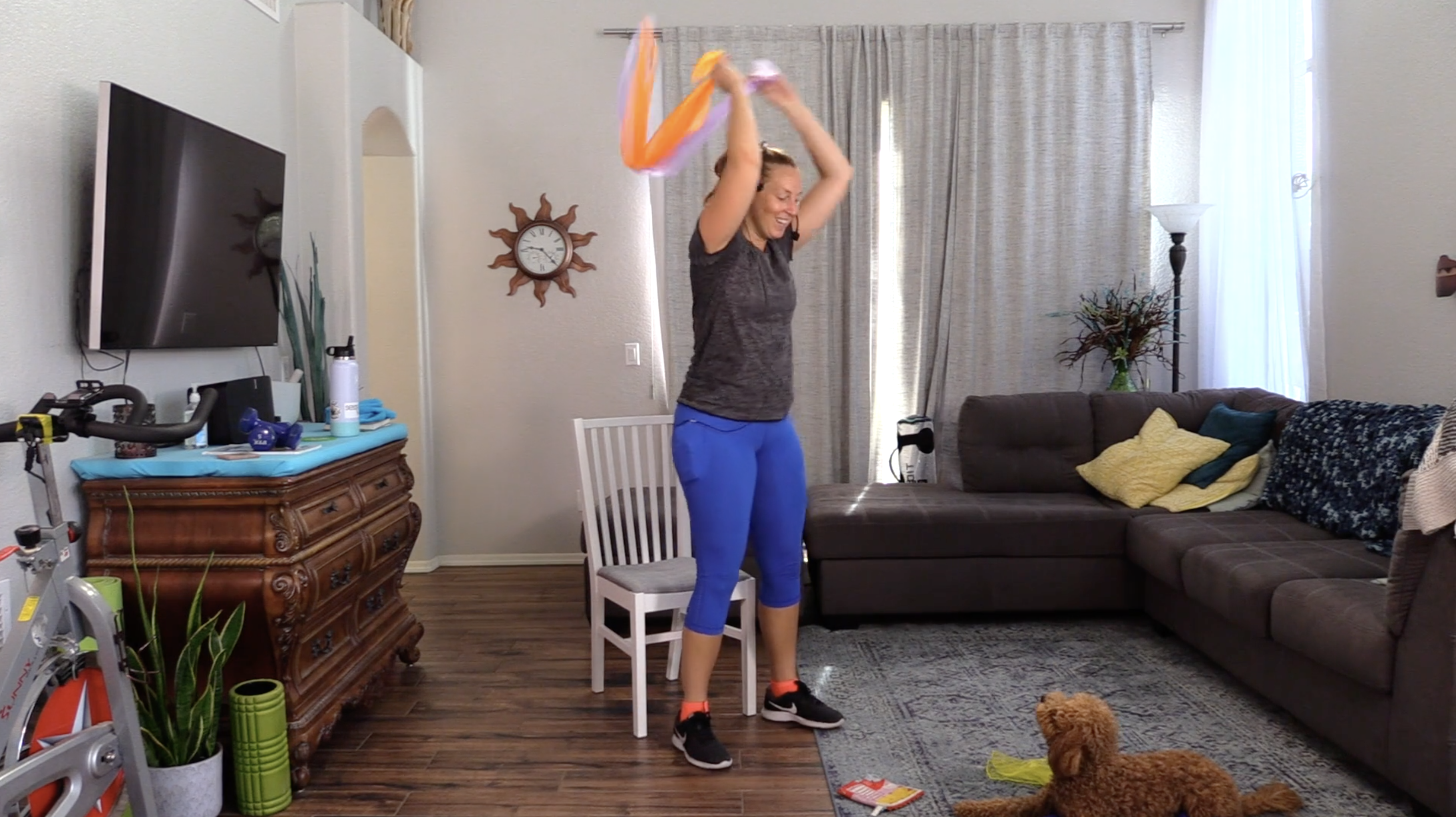 8-20-21 PWR! Moves - Friday Flow with Scarves!