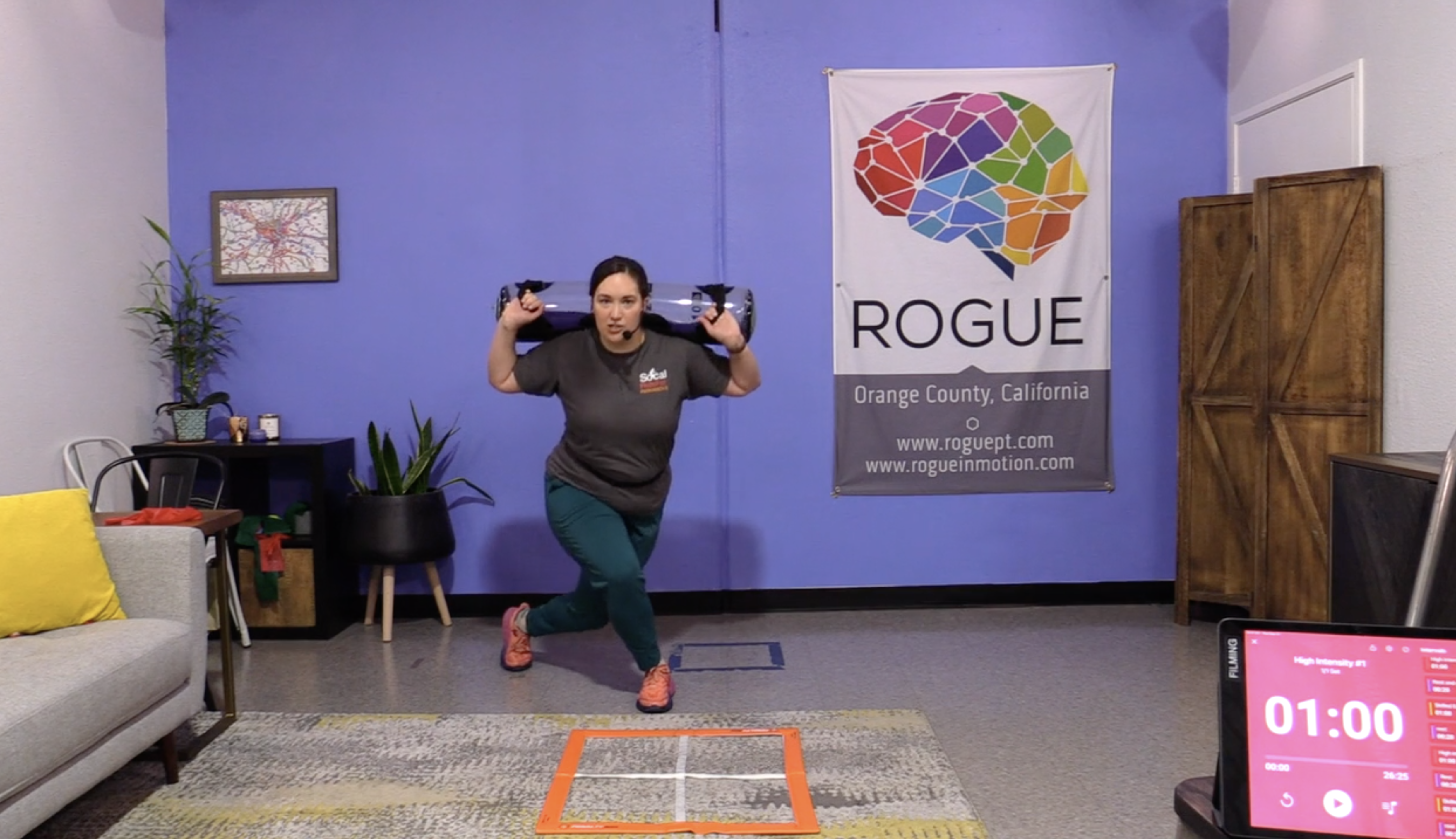 5-10-23 ~ SHORT ~ HIIT with Small Equipment - 20 lbs in Tidal Tank!