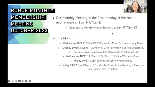 October 2023 Monthly Membership Meeting