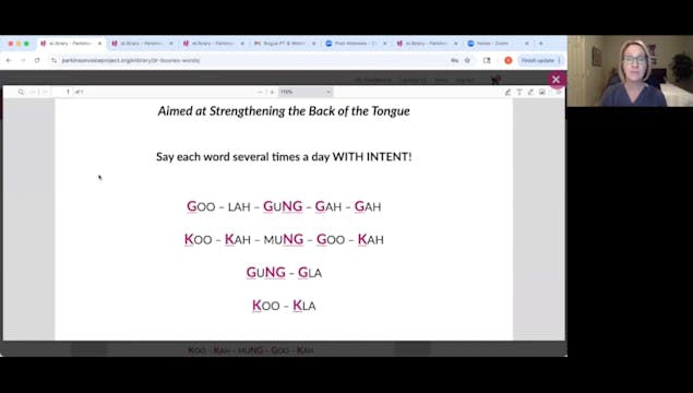 Speech Class Quickie - Vocal Drills