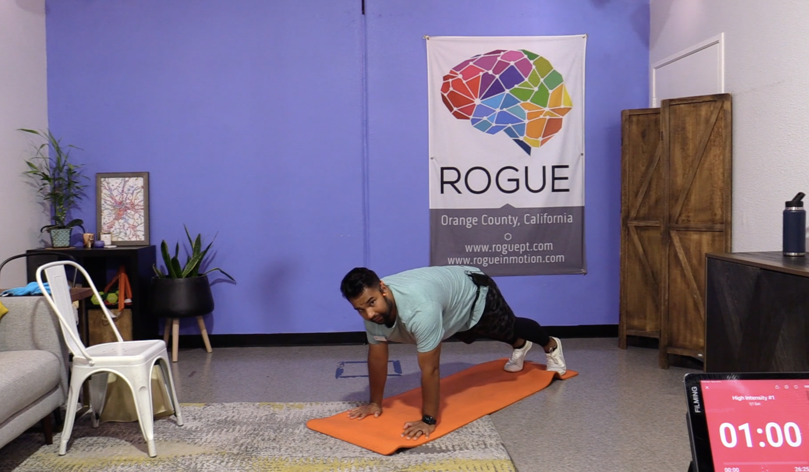 7-19-23 HIIT with Household Items ~ Weighted Bag