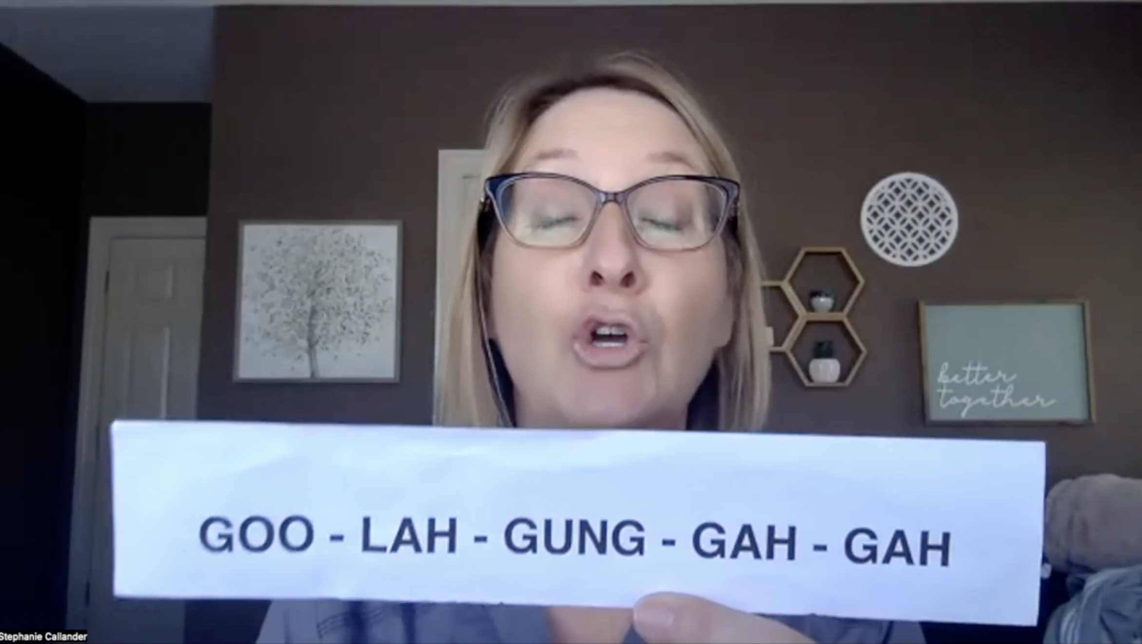 1-24-23 Speech - Breather, Vocal Exercises and Fun Cognitive Challenges!