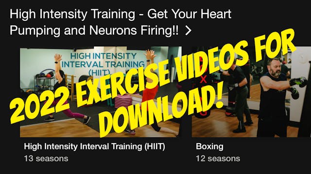 2022 Exercise Class Videos to Download for Travel