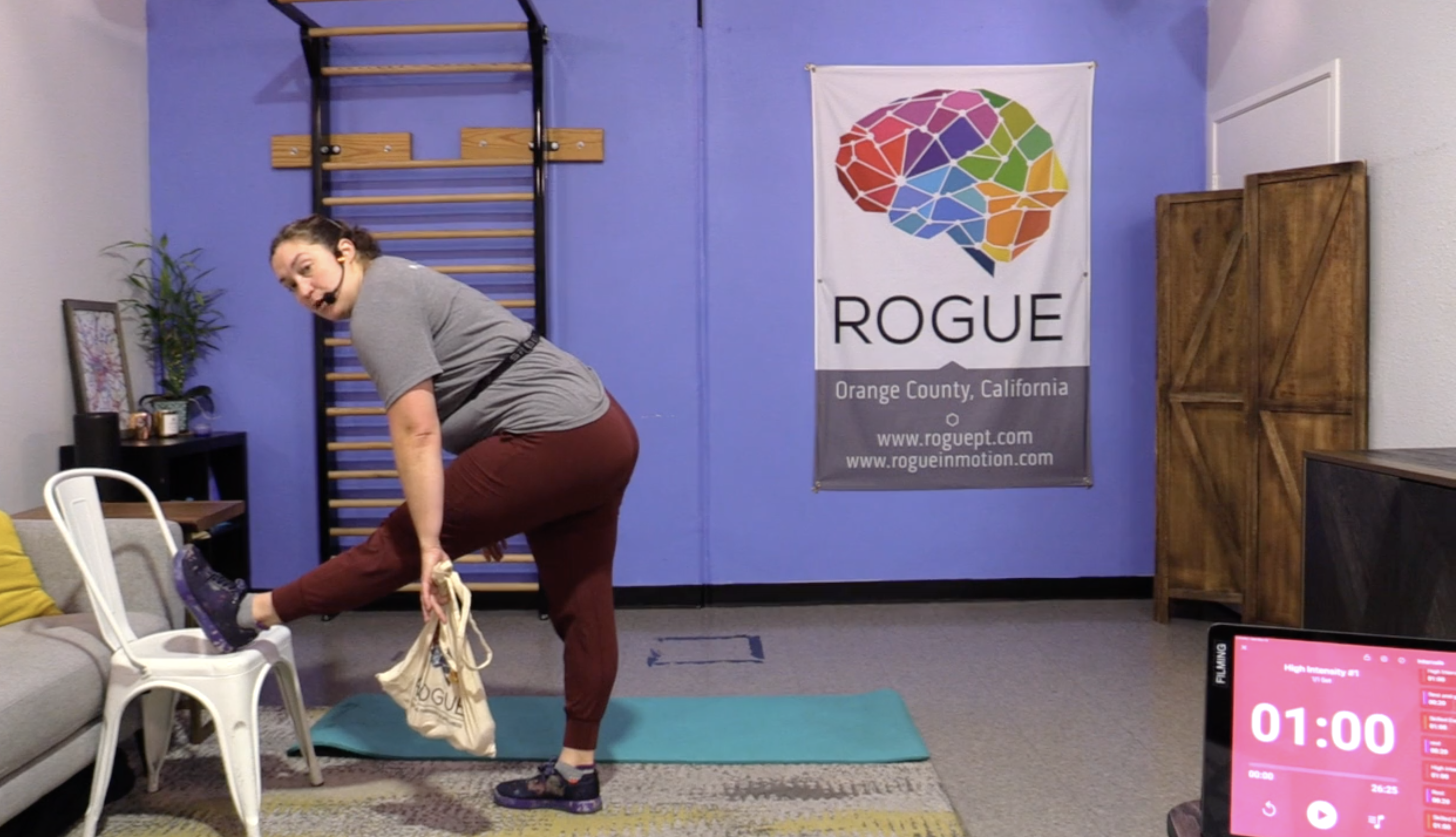 3-25-24 HIIT w/ Household Items (Weighted Bag) ~Monday ~Flexibility Week w/ Alyx