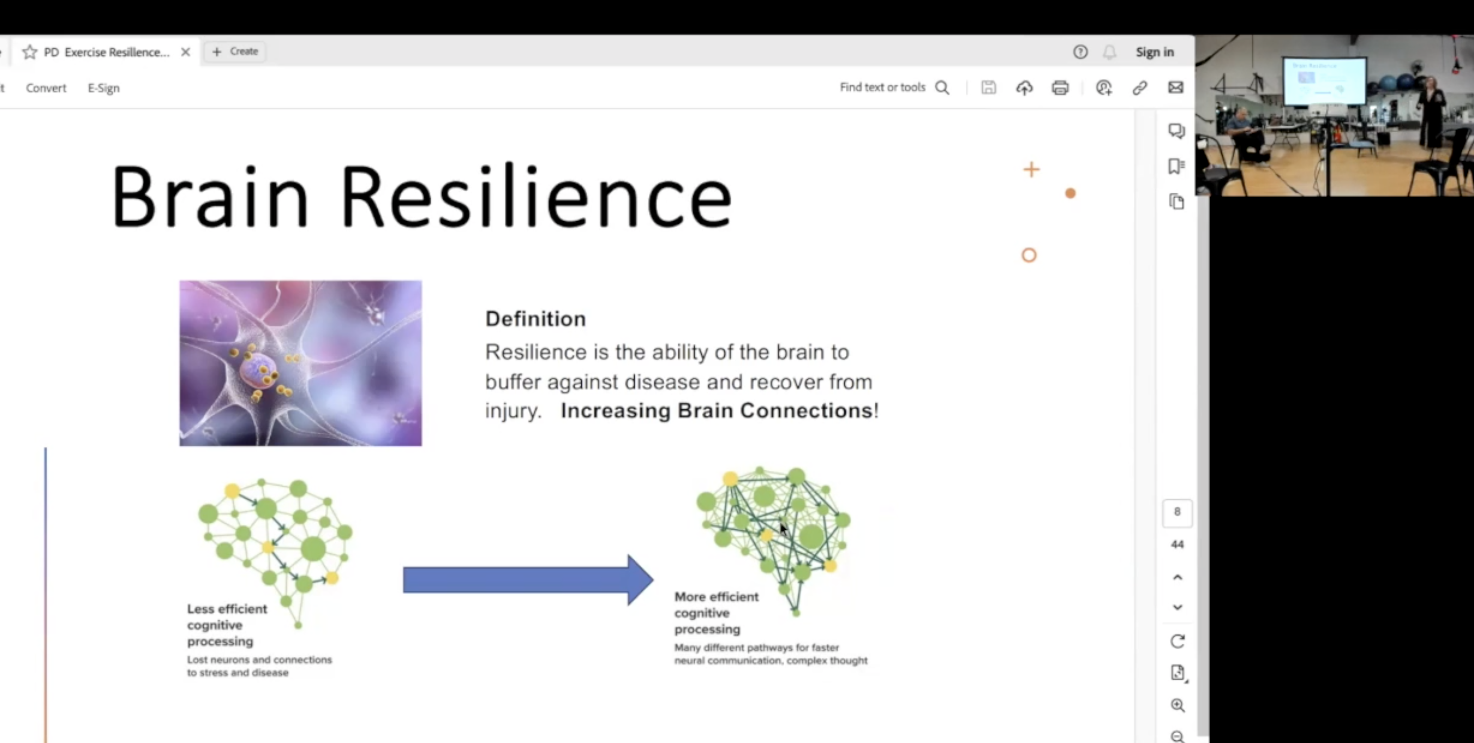 February 2024 ~ Dr. Petzinger and Dr. Jakowec ~ Exercise + Neuroplasticity