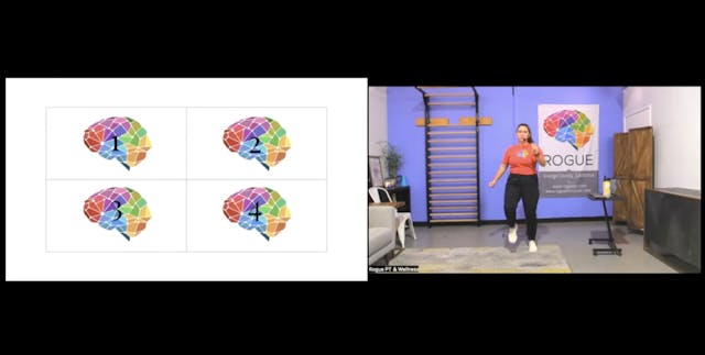Nov 2023 Brain + Body Training ~ Med Intensity ~ Delayed Memory Recognition Game