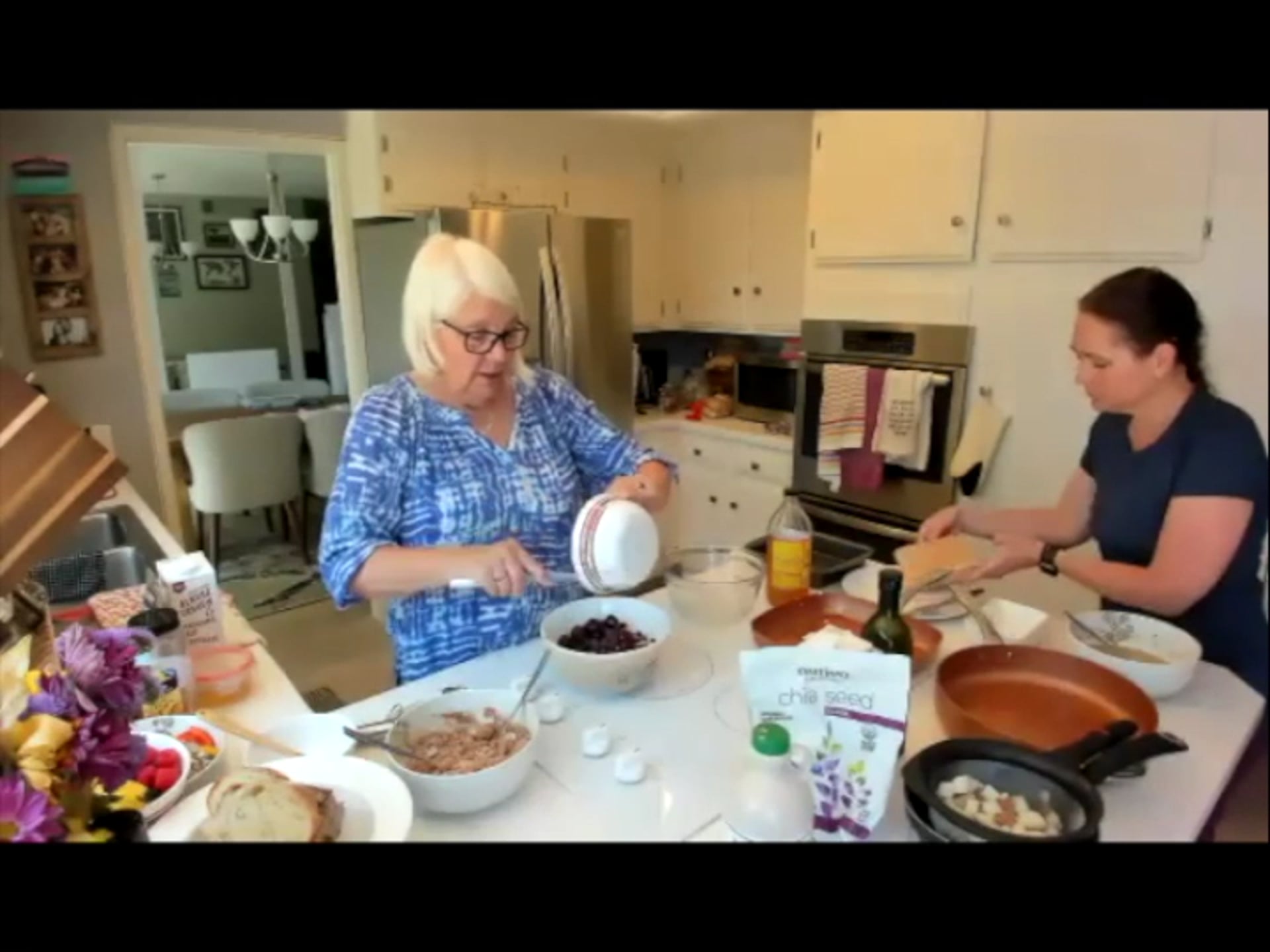 Cherry Chocolate Coffee Cake, Vegan French Toast and a Veggie Scramble!