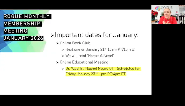 January 2026 Monthly Membership Meeting