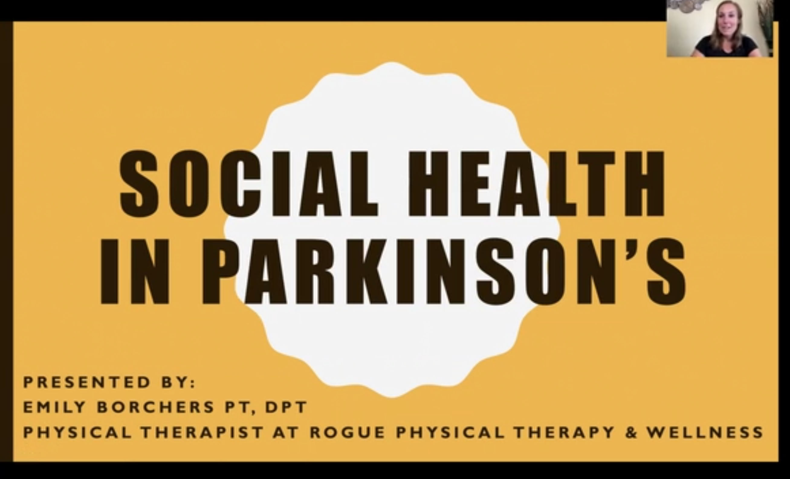 Social Health in Parkinson's