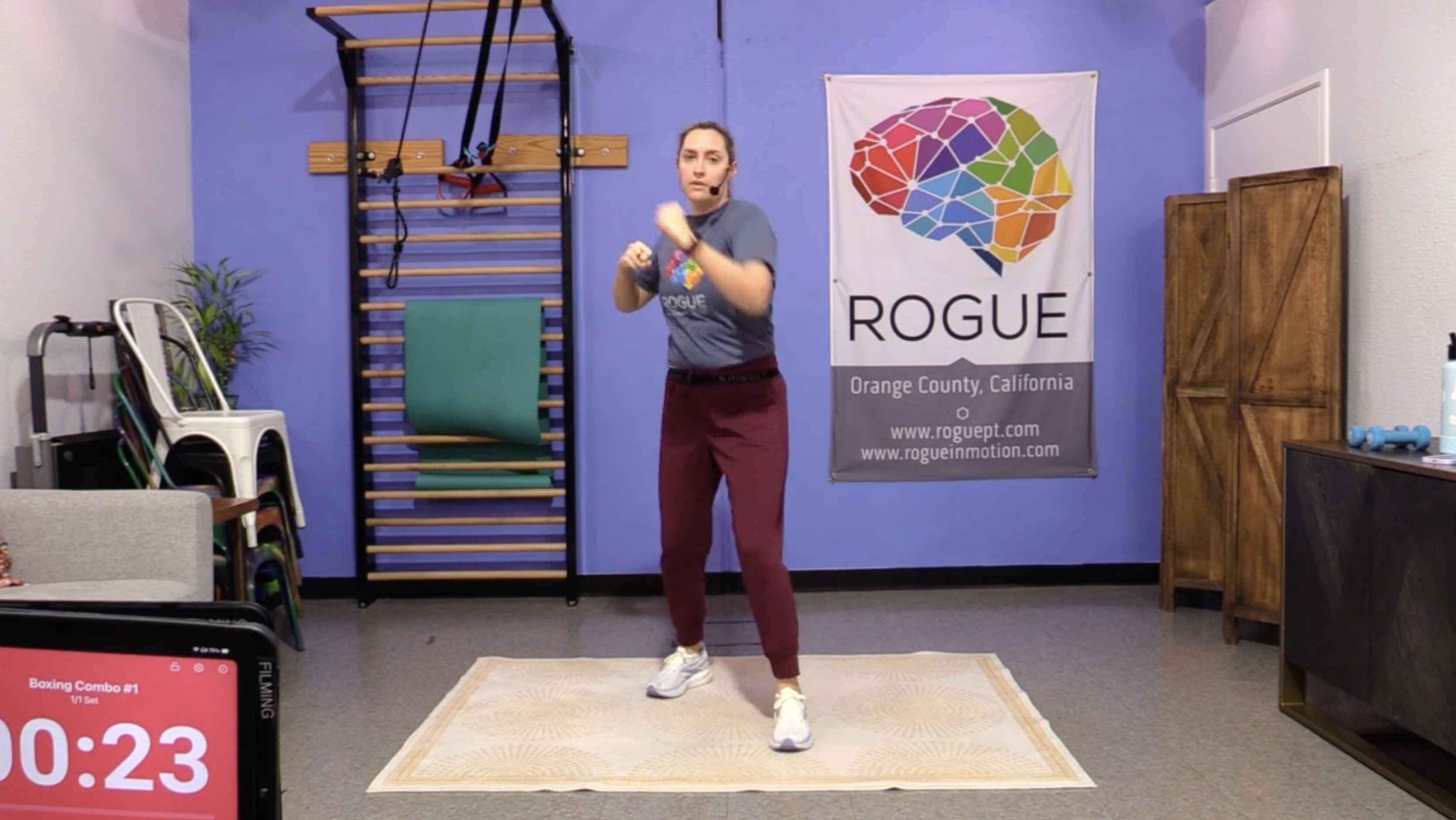 2-12-26 Boxing ~ Thursday ~ Balance + Posture Week with Marie!