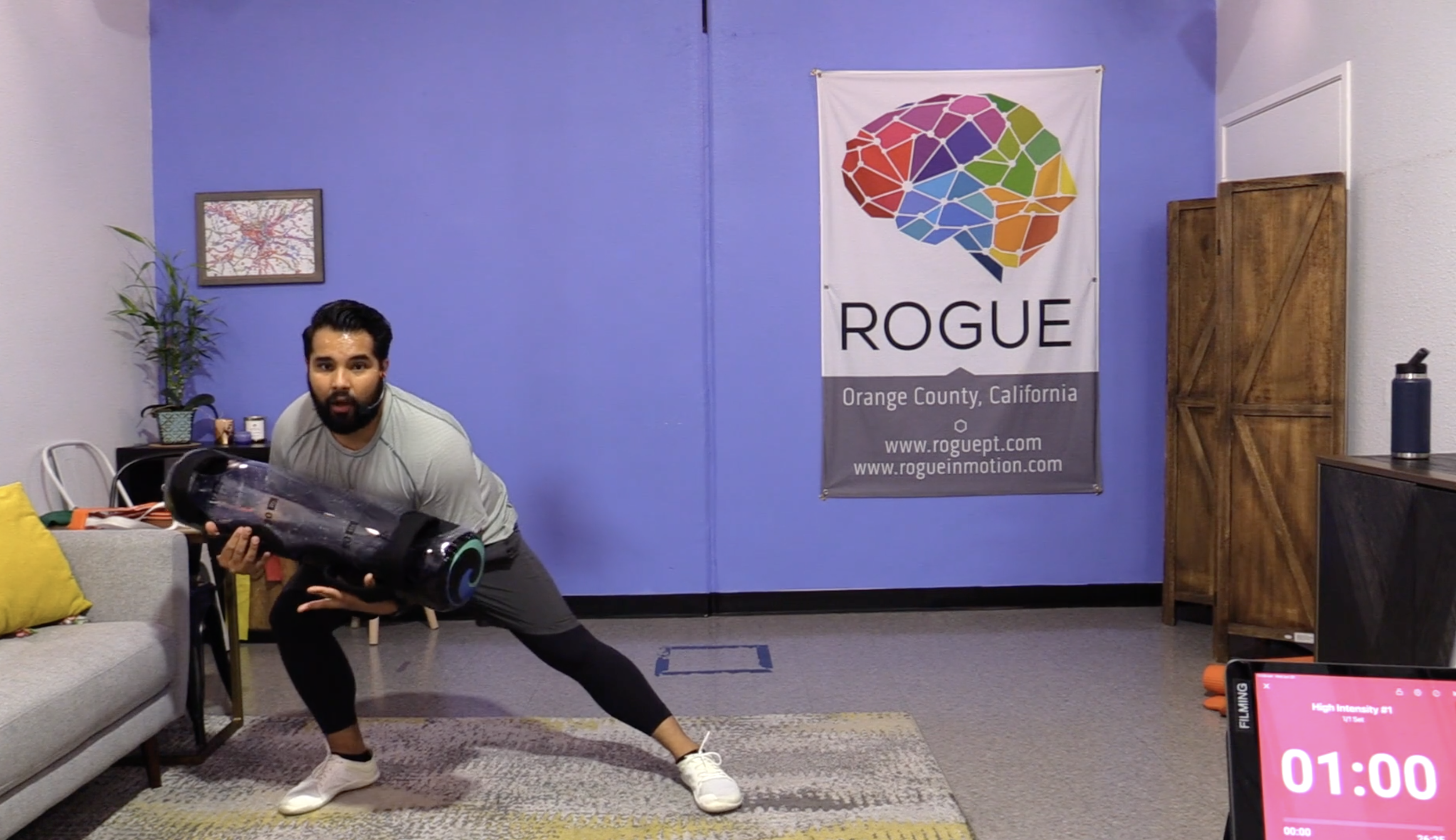 6-28-23 HIIT with Small Equipment ~ 20 Lbs in Tidal Tank with Al!