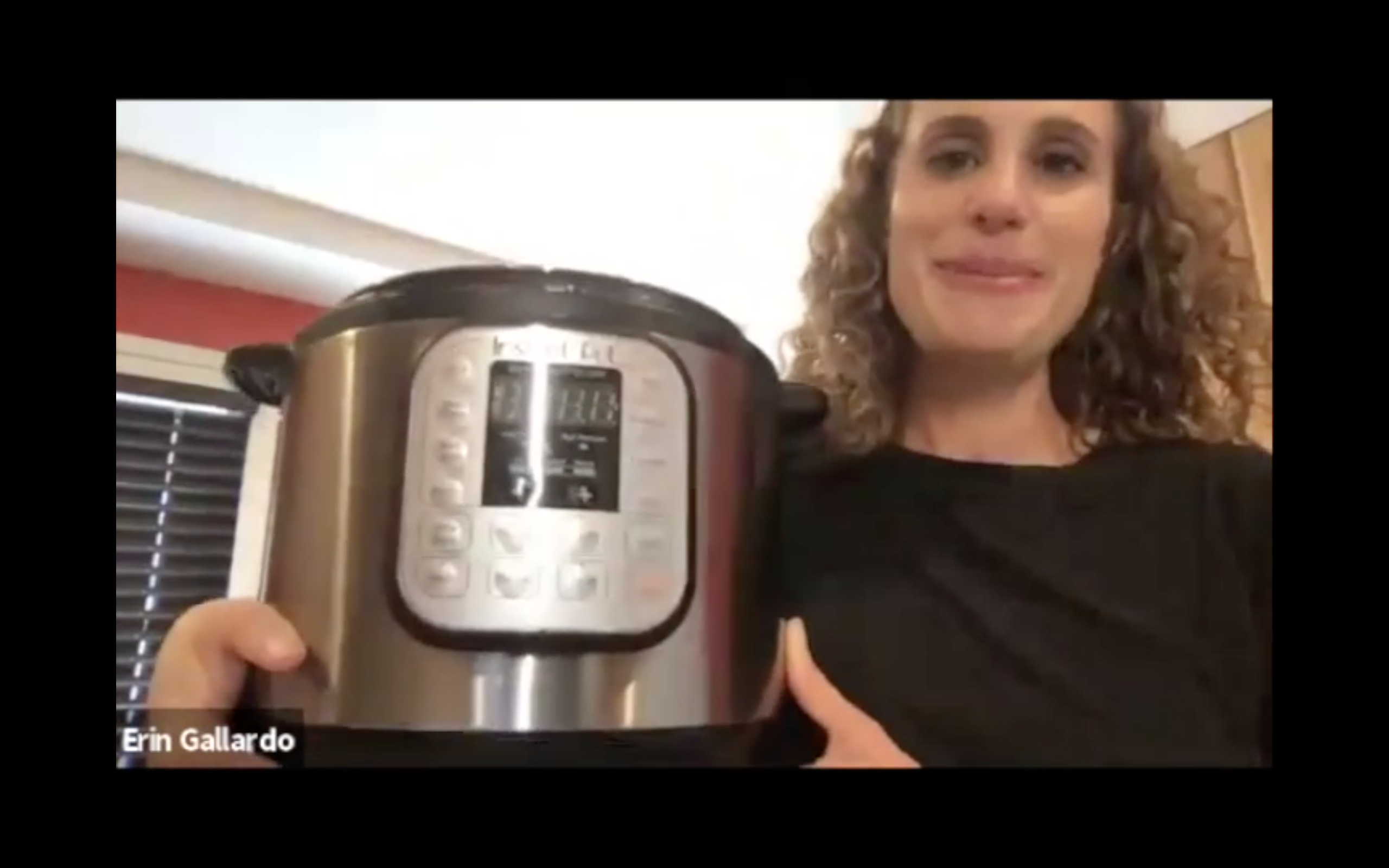 1st Cooking Class! Chickpeas in the Instant Pot!