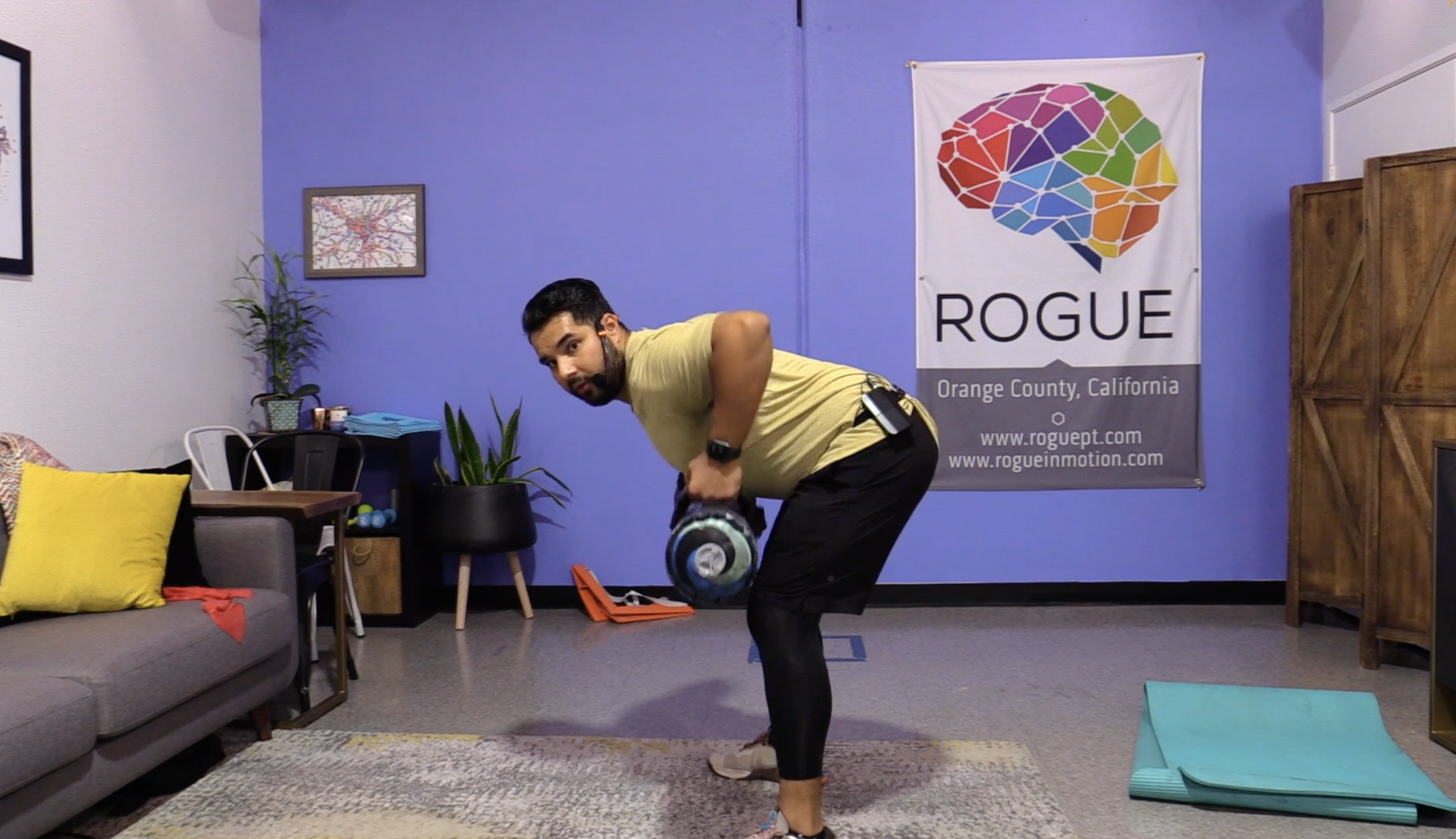 10-19-22 HIIT with Small Equipment - 20 lbs in Tidal Tank!