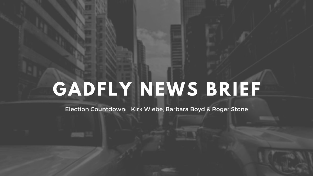 GF News Brief: Election Countdown - Kirk Wiebe, Barbara Boyd & Roger Stone 10/28