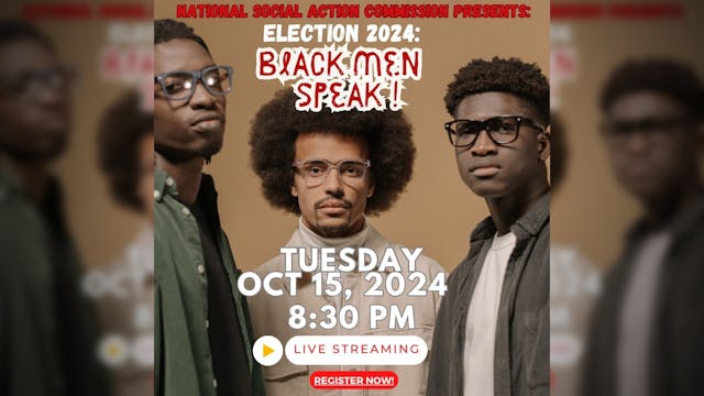 “Black Men Speak” Webinar hosted by D...