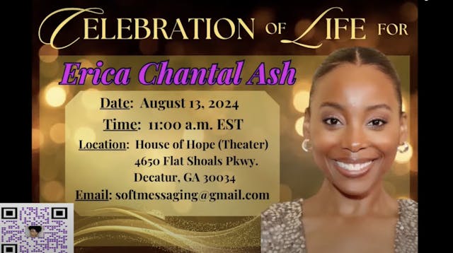 Celebration of Life for Erica Ash