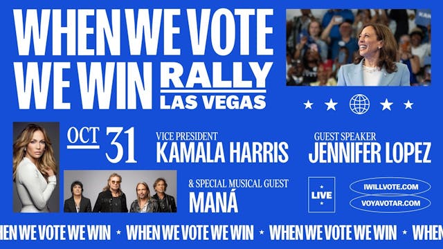 Las Vegas Rally with VP Kamala Harris...