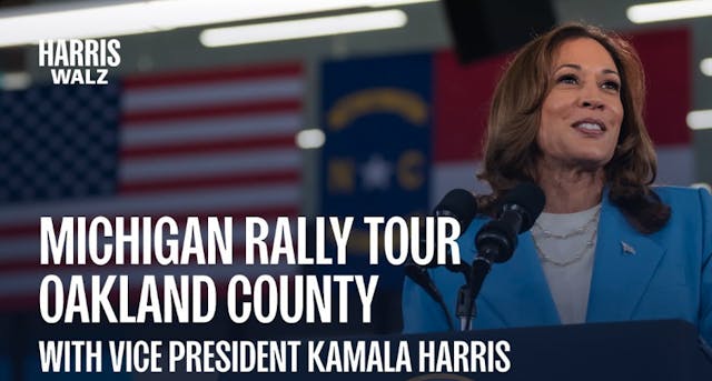 Michigan Rally Tour with VP Kamala Ha...