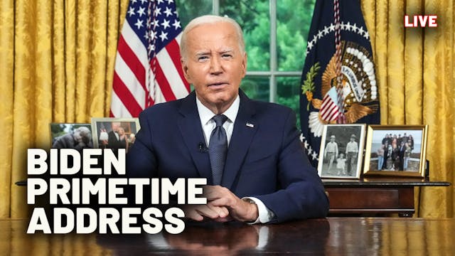 LIVE: Joe Biden prime-time address on...