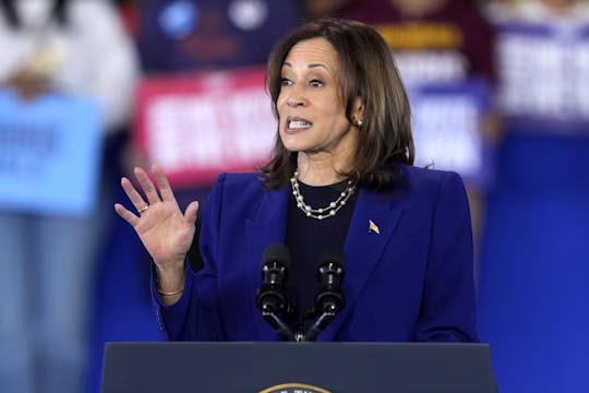  VP Kamala Harris delivers remarks af...