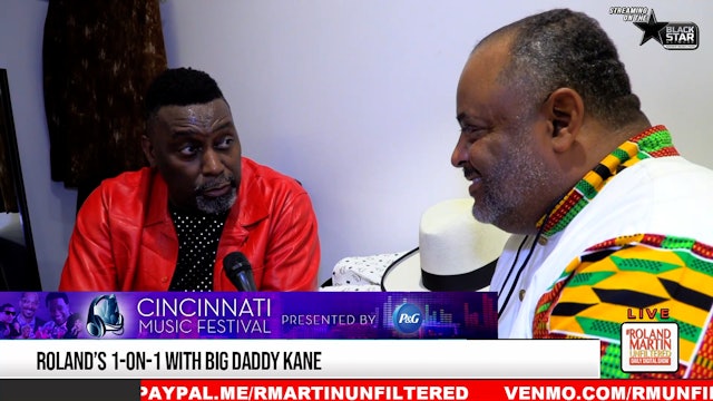 Big Daddy Kane talks #HipHop50 and what's next | Cincinnati Music Festival