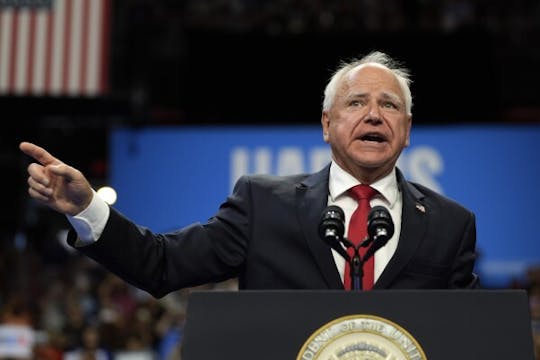 Governor Tim Walz Rally in Erie, Penn...