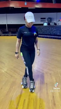 How To Cross Over While Skating Backw...