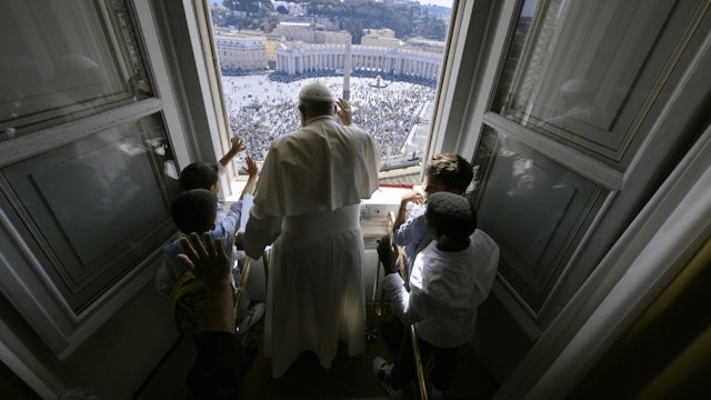 Pope Francis welcomes children from all over the world to a meeting in Rome