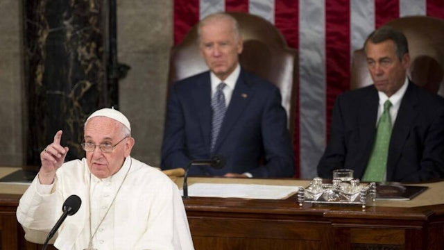 When Pope Francis received over 10 standing ovations from the U.S. Congress