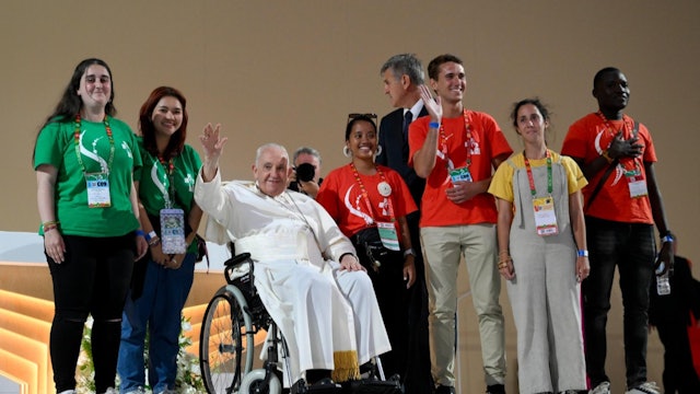 August 2023: Over 1 million youth gather with Pope Francis for World Youth Day