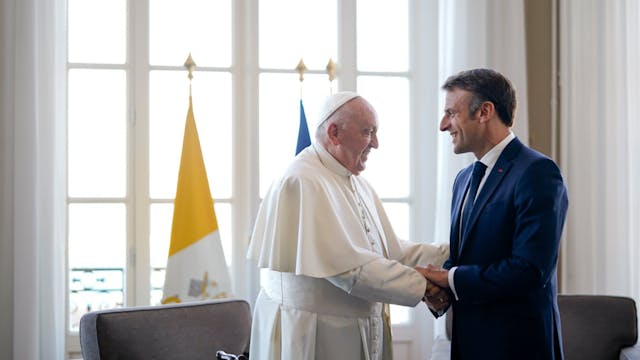El papa Francisco se reúne con Emmanu...