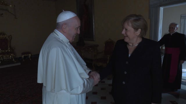 German Chancellor Angela Merkel meets...