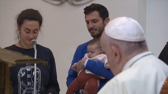 Conmovedor encuentro del Papa en Asís...