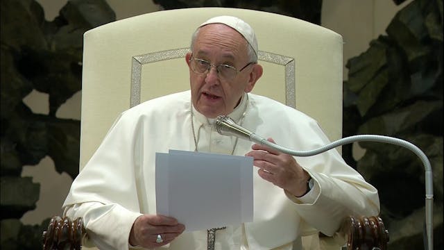 Pope Francis: you cannot pray like pa...