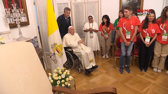 El papa Francisco celebra en Lisboa e...