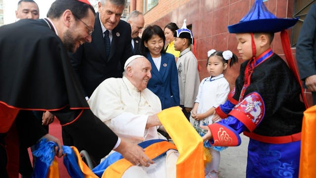 Francisco llega a Mongolia