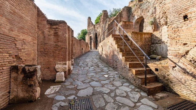 Dentro del palacio donde habitaban los emperadores romanos del primer siglo