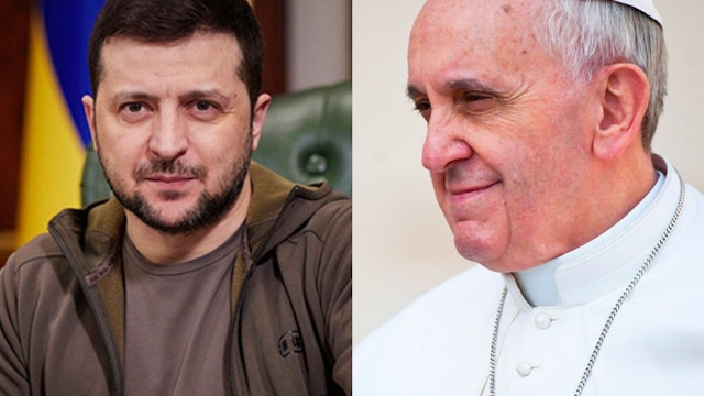 El Papa habla con Zelenskyy sobre la crisis humanitaria en Ucrania