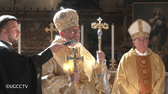 Líder Iglesia greco-católica llora en Basílica de San Pedro al hablar de Ucrania