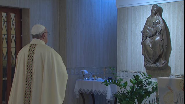 Pope at Santa Marta: God speaks littl...