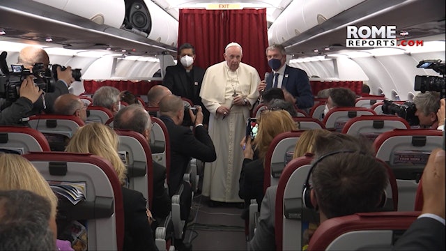 Pope Francis' airborne press conference after trip to Malta: Ukraine...