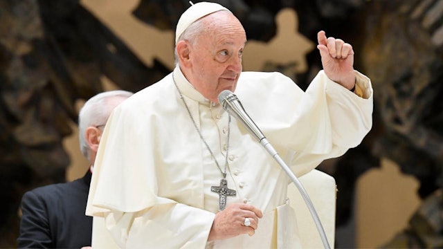 Pope Francis says he is “much better” but once again did not read his catechesis