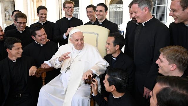 Pope's messages to seminarians, relig...