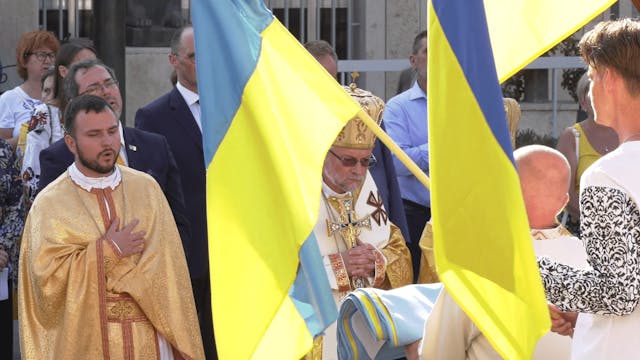 Fiesta de la independencia de Ucrania...