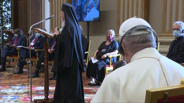 Faith leaders gather at the Vatican t...