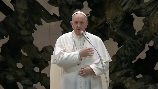 Pope Francis says devotion to the sai...