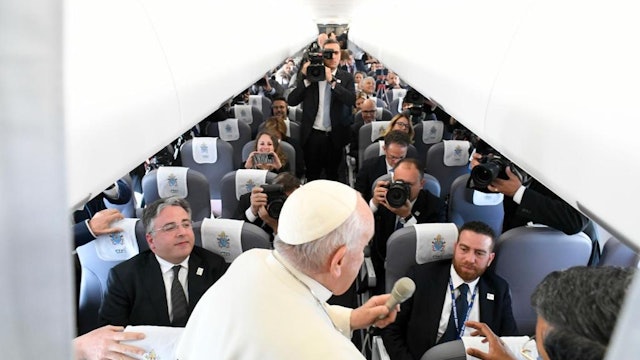 The Pope passes test of international travel after being admitted to hospital
