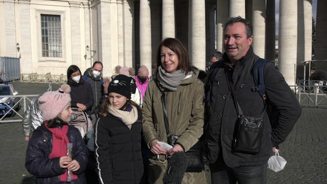 Families travel to Rome with 11 child...