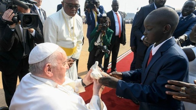 The best images of Pope's trip to Democratic Republic of Congo and South Sudan