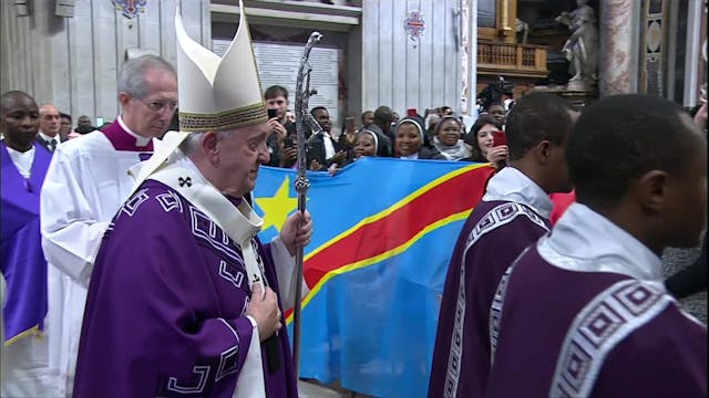 Pope at Mass for Congolese community:...